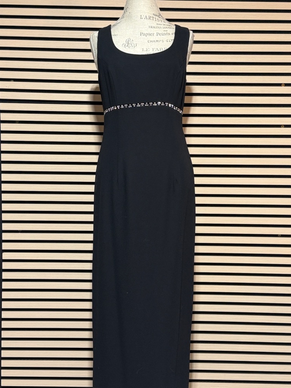 Classic Black Sleeveless Maxi Dress